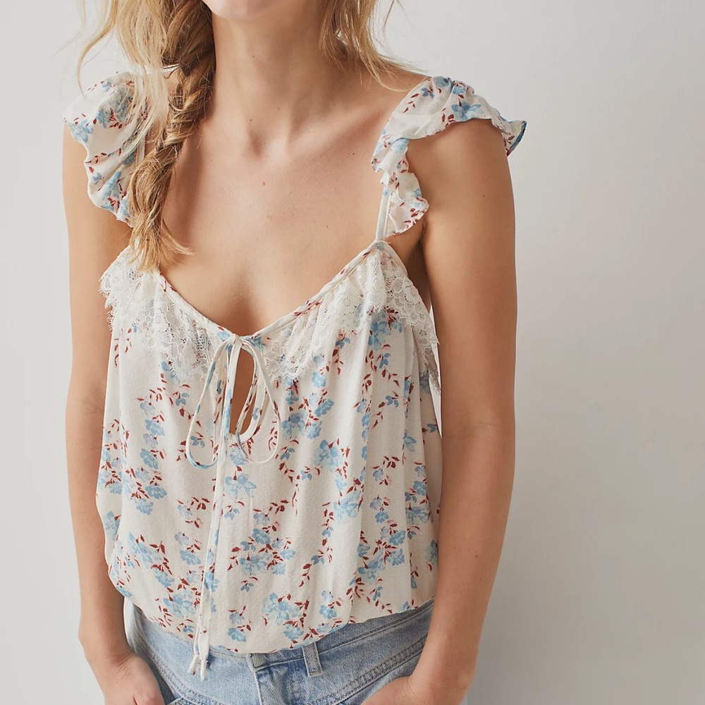 NEW Free People Take It Away Bodysuit White Combo Sz S